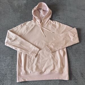 Lululemon City Sweat Hoodie Mens Medium Pullover Light Pink Drawstring